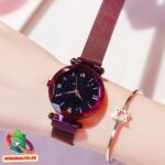 Moodne naiste käekell (lilla)