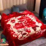 Dvisluoksnė Raschel antklodė 200×230 - Image 2