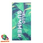 Пляжное полотенце (с листьями)