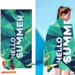 Paplūdimio rankšluostis (su lapais) - Image 2