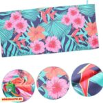 Beach towel (with flowers)