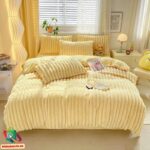 Комплект постельного белья из мягкого пушистого бархата