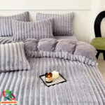 Minkštas Fluffy Velvet patalynės komplektas - Image 3