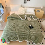 Pehme velvet fliistekk 200×230 (roheline)