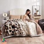 Dvisluoksnė Raschel antklodė 200×230 (4 KG) - Image 2