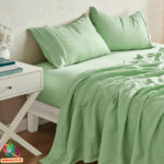 Hampun vuodevaatteet setti - Vaaleanvihreä