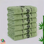 Bambusa dvieļu komplekts 6gab. (zaļš)