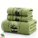 Bambusest rätikute komplekt 3tk (roheline)