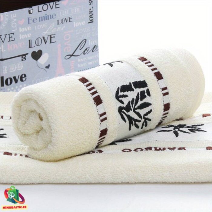 BAMBUSEST RATIK (2) Bambusest rätik (valge) - Image 2