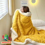 Sherpa fleece peitto 200x230 (keltainen) - Image 2