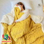 Sherpa fleece peitto 200x230 (keltainen) - Image 3