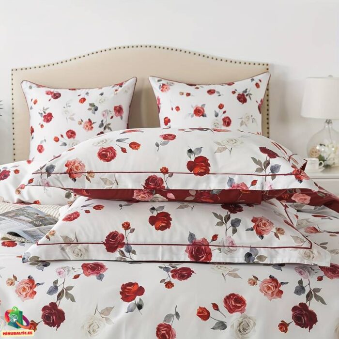 Egiptuse puuvillast voodipesukomplekt (12) Premium Egyptian Cotton Bedding Set | Retro - Image 3