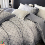 Premium Mako Satin vuodevaatteet setti | Kalanruoto - Image 3