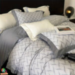 Premium Mako Satin vuodevaatteet setti | Kalanruoto - Image 6