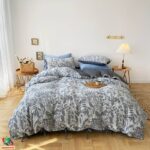 Medvilninis patalynės komplektas | Tamsiai pilka