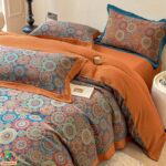 Puuvillaiset vuodevaatteet setti | Mandariini - Image 2