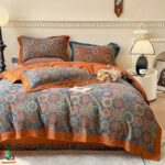 Puuvillaiset vuodevaatteet setti | Mandariini - Image 4