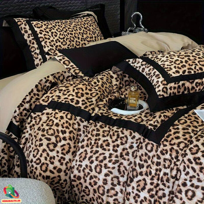 Premium gultas veļas komplekts Leopard | Liocels/Kokvilna - Image 2