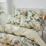 Premium Ēģiptes kokvilnas gultas veļas komplekts | Peonijas - Image 2