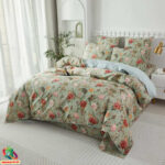 Premium Egiptuse puuvillast voodipesukomplekt | Oliiv - Image 5