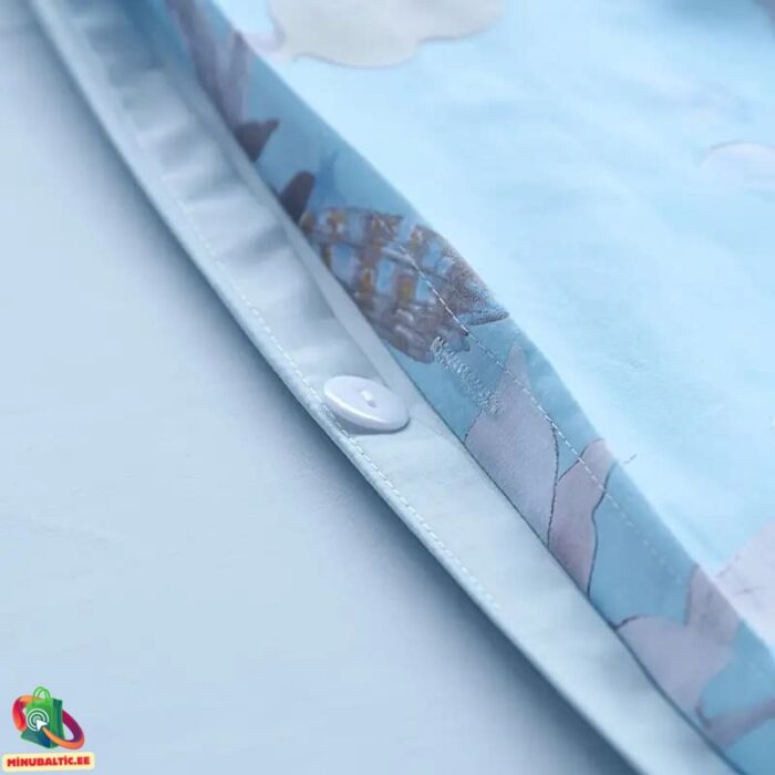 Egiptuse puuvill voodipesukomplekt (9) Premium Egyptiläisestä puuvillasta valmistetut vuodevaatteet setti | Taivas - Image 4