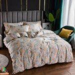 Aukščiausios kokybės Egiptietiškos medvilnės patalynės komplektas | Pelkė - Image 6