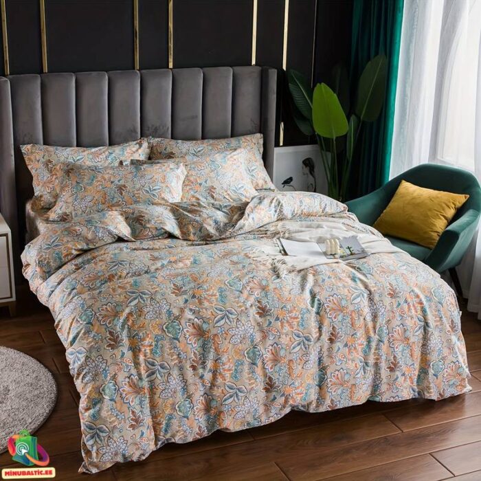 Aukščiausios kokybės Egiptietiškos medvilnės patalynės komplektas | Pelkė - Image 6