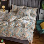 Aukščiausios kokybės Egiptietiškos medvilnės patalynės komplektas | Pelkė - Image 7