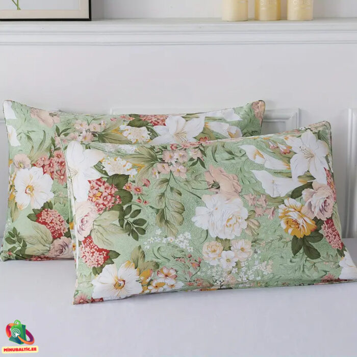 Puuvillased voodipesukomplekt (27) Комплект постельного белья премиум-класса из египетского хлопка | Мятно-зеленый — изображение 5