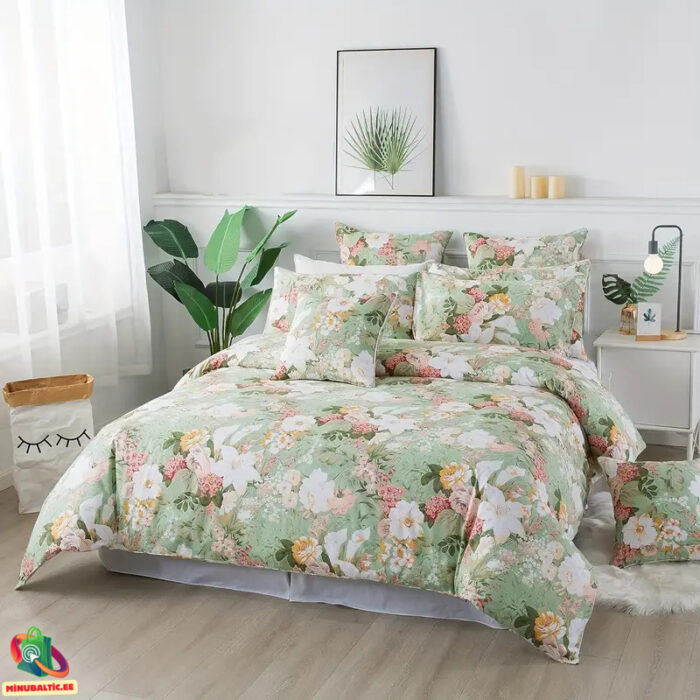 Puuvillased voodipesukomplekt (48) Комплект постельного белья премиум-класса из египетского хлопка | Мятно-зеленый — изображение 3