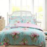 Premium Egyptiläisestä puuvillasta valmistetut vuodevaatteet setti | Sininen järvi