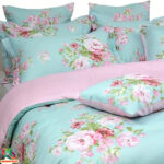 Premium Egyptiläisestä puuvillasta valmistetut vuodevaatteet setti | Sininen järvi - Image 2