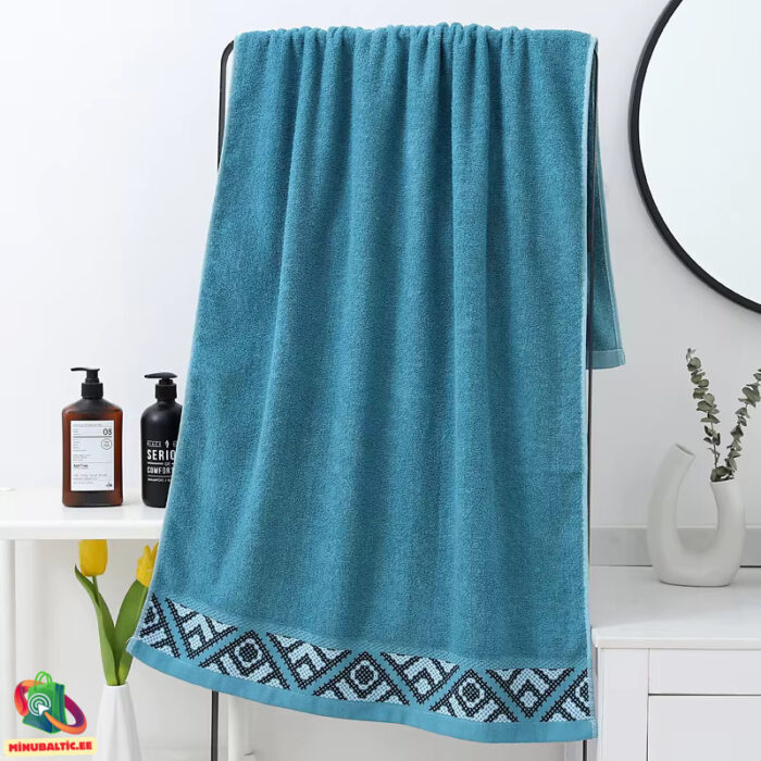 Vannirätikud 70x140 cm (13) Полотенце для Бани 70x140 (Морская зеленый) — изображение 1