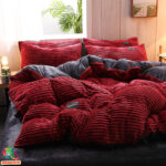 Velvet gultas veļas komplekts | Sarkans