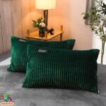 Velvet gultas veļas komplekts | Indes zaļš - Image 2