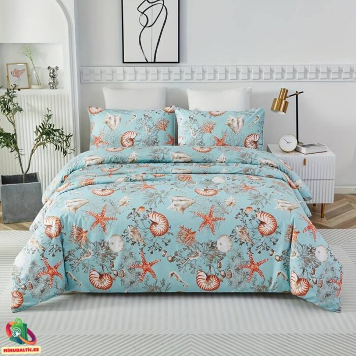 j (1) Комплект постельного белья премиум-класса из египетского хлопка | Океан — изображение 1