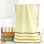 Хлопковое полотенце (Светло-желтый)