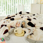 Kaksikerroksinen Raschel peitto 200x230 - Image 3