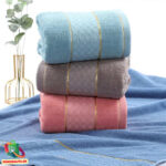 Банное полотенце 70x140 (Фламинго розовый) — изображение 2