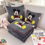 Padi ja tekk 2 in 1- Miki Hiir tumehall