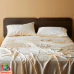 Tencel voodipesukomplekt – Beeź - Image 3