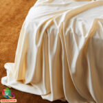 Tencel voodipesukomplekt – Beeź - Image 4