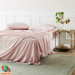 Tencel voodipesukomplekt – Heleroosa