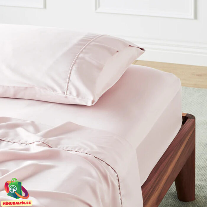 Tencel voodipesukomplekt – Heleroosa