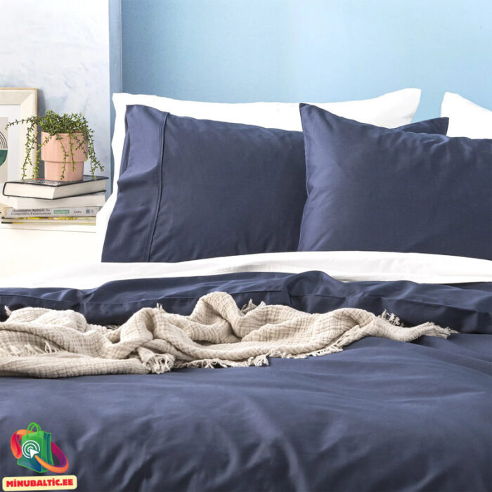 Tencel voodipesukomplekt – Indigosinine