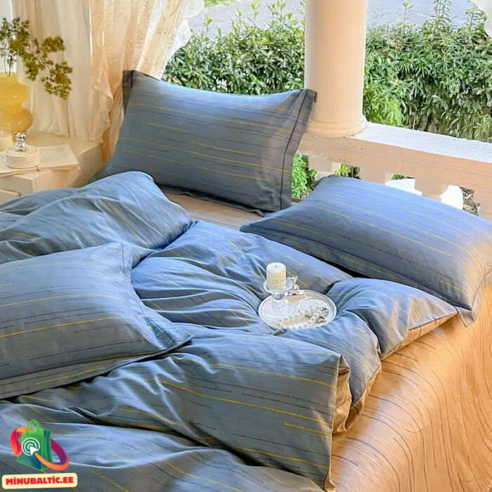 Комплект постельного белья из хлопка 220x240 | Утренний бриз — изображение 3