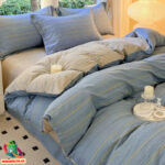 Комплект постельного белья из хлопка 220x240 | Утренний бриз — изображение 2