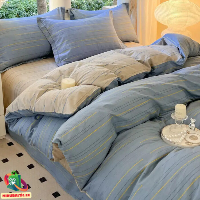 Комплект постельного белья из хлопка 220x240 | Утренний бриз — изображение 2