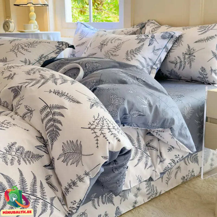 Комплект постельного белья из хлопка 220x240 | Серебряный сад — изображение 2