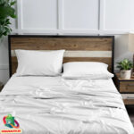 Voodipesukomplekt Bambus Piimjas